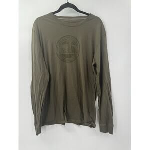 The North Face Men’s Large Brown Long Sleeve T-Shirt 'Never Stop‎ Exploring'